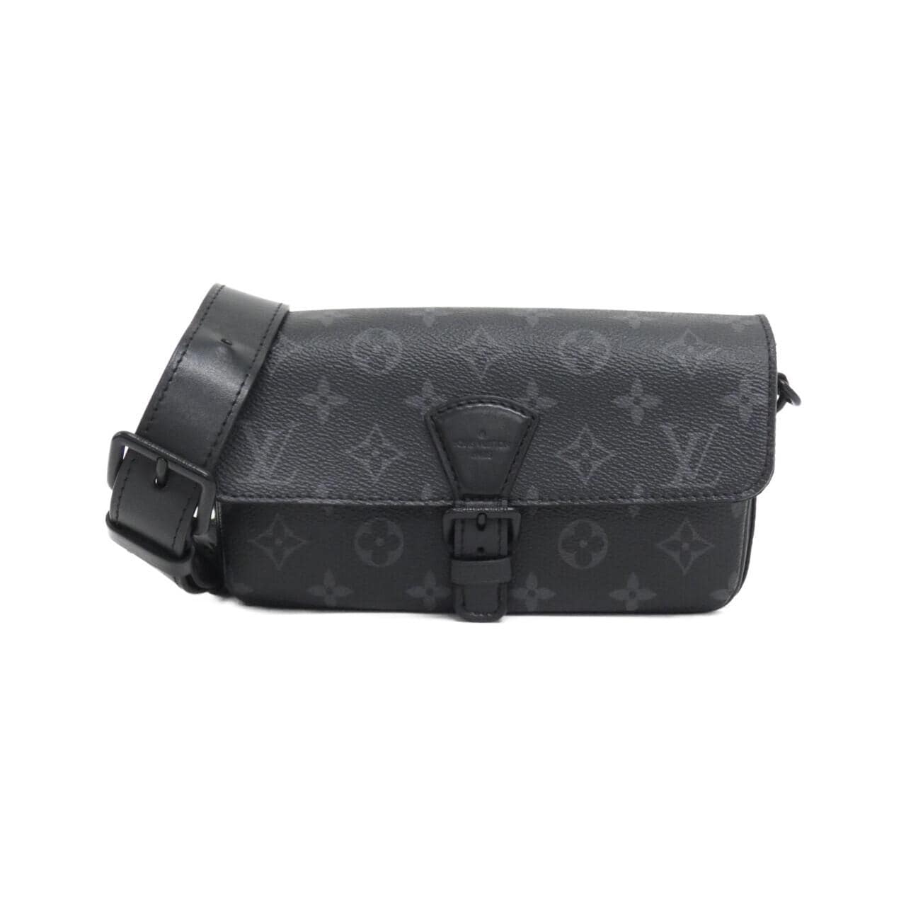 LOUIS VUITTON Monogram Eclipse Montsouris 穿戴式錢包 M83567 單肩包