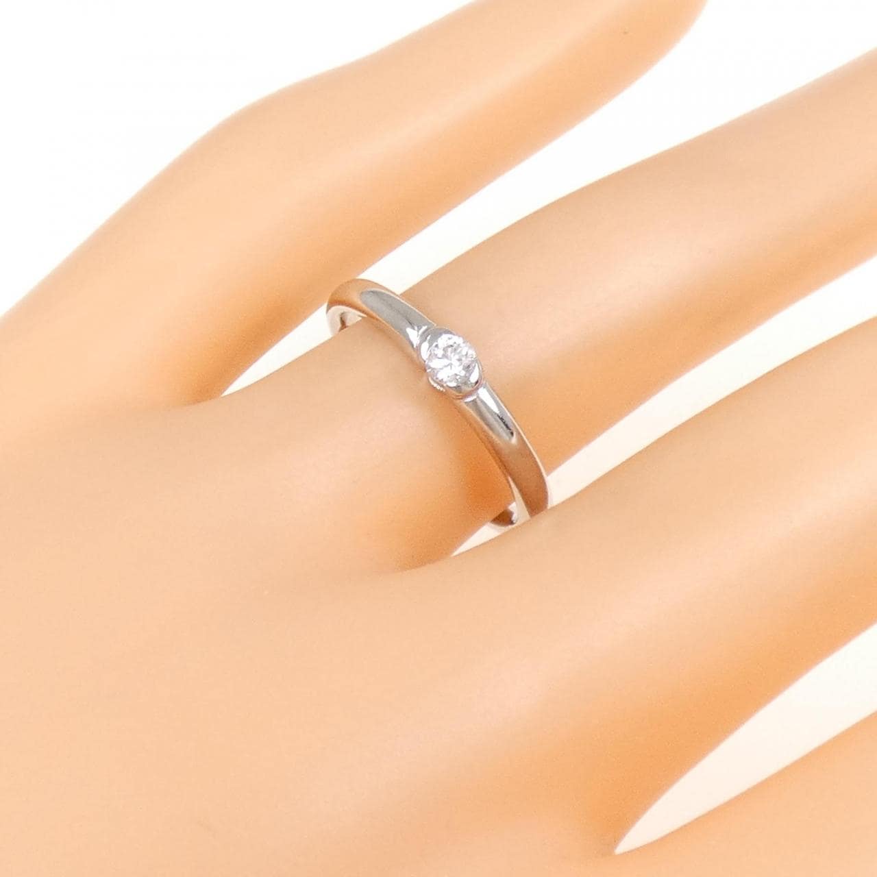 PT ダイヤモンド リング 0.095CT
