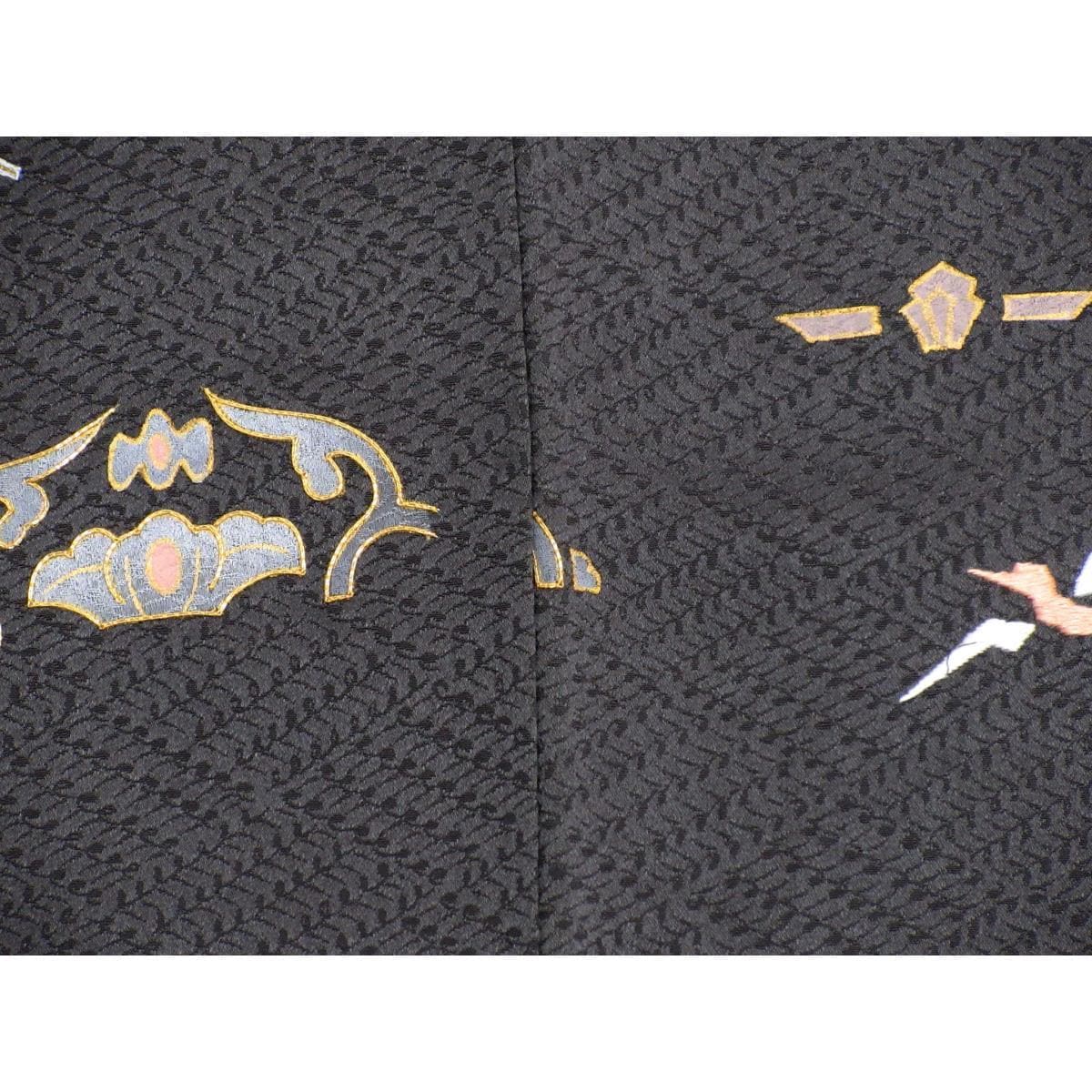 【未使用品】訪問着　友禅金彩加工　刺繍入り　裄丈Ｓ寸