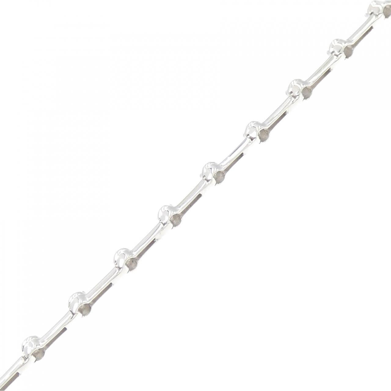 K18WG Diamond bracelet 0.50CT