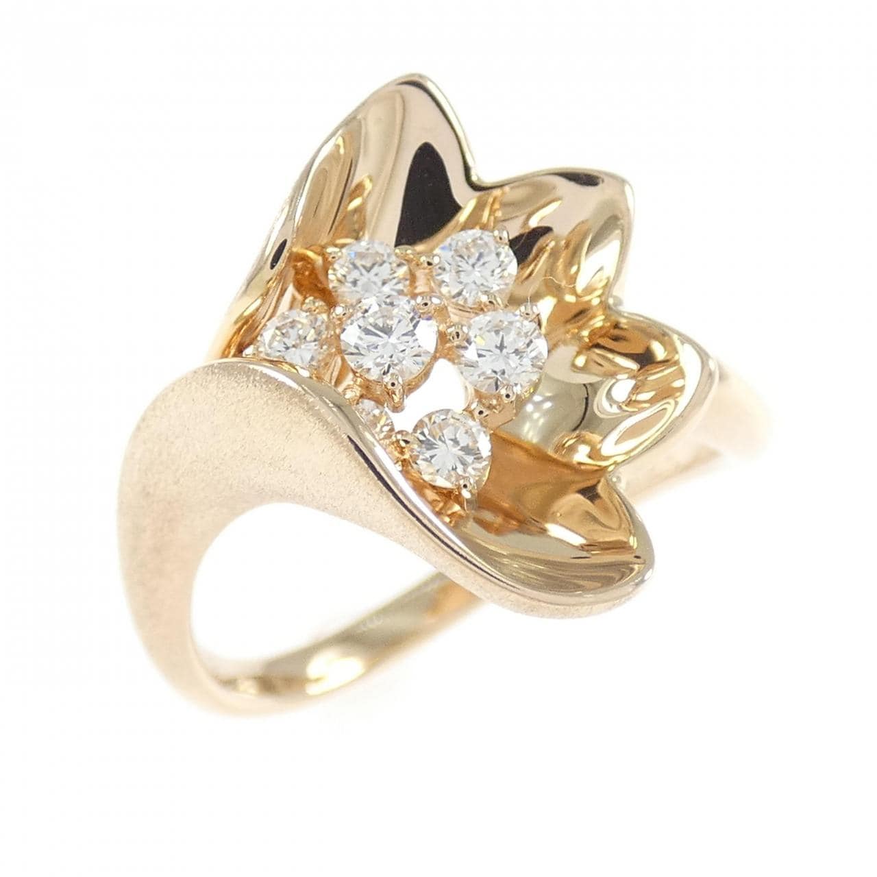 K18PG ダイヤモンド リング 0.25CT