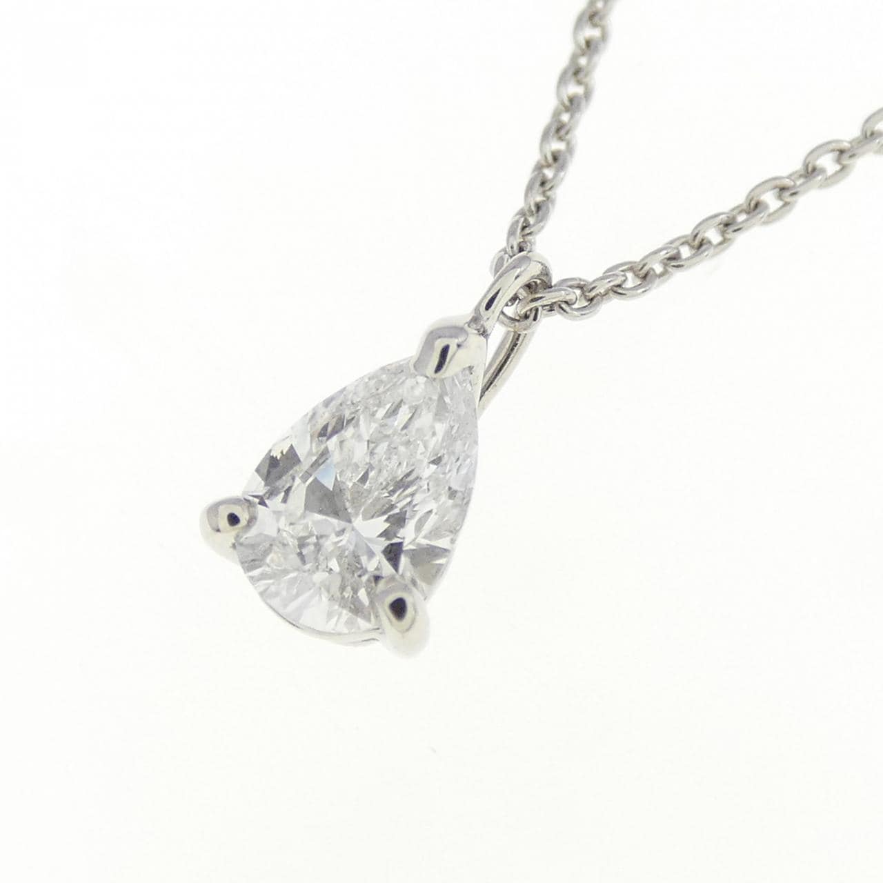 [Remake] PT Diamond Necklace 0.305CT D VS2 Pear Shape