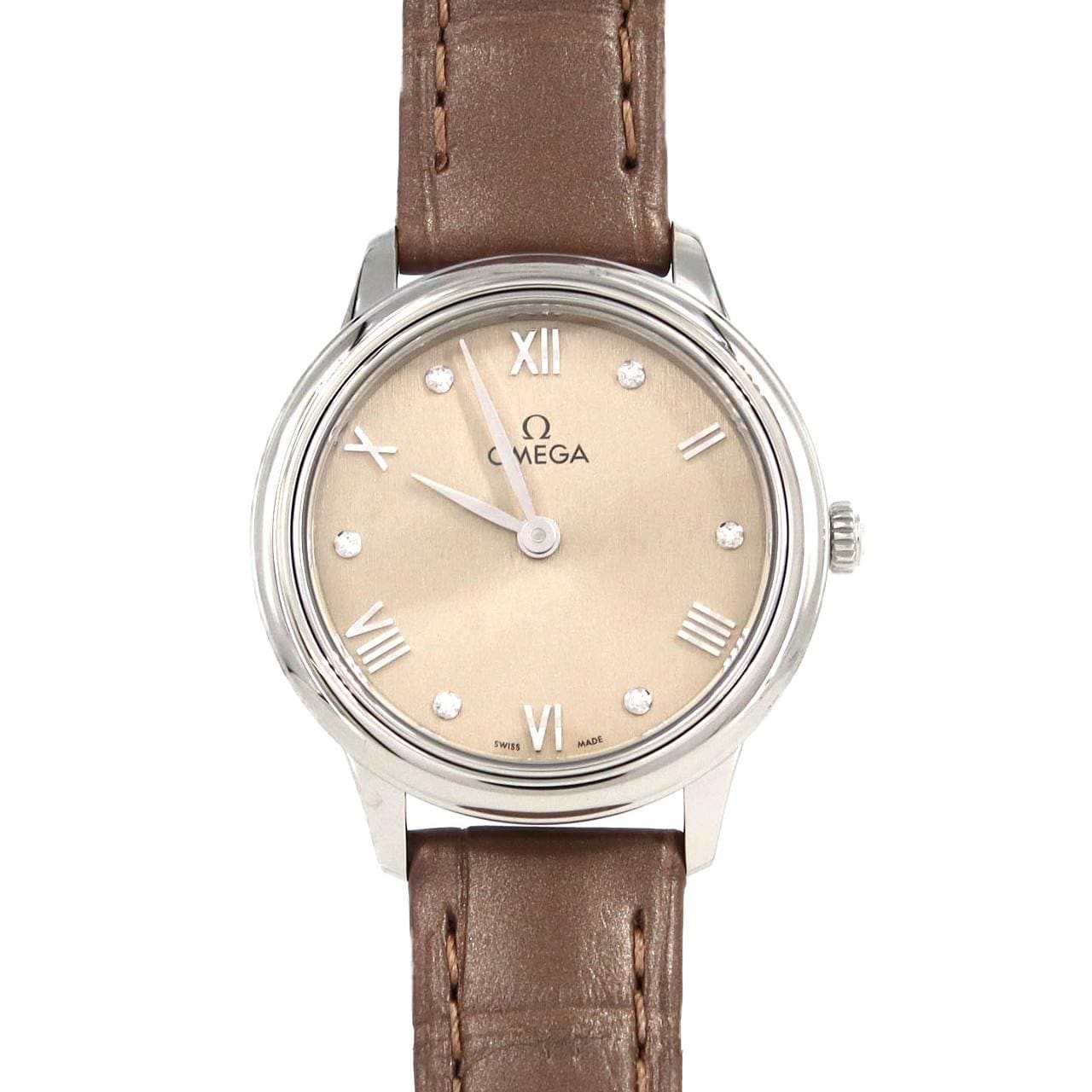 [BRAND NEW] Omega De Ville Prestige 6P 434.13.28.60.59.001 Stainless Steel Quartz