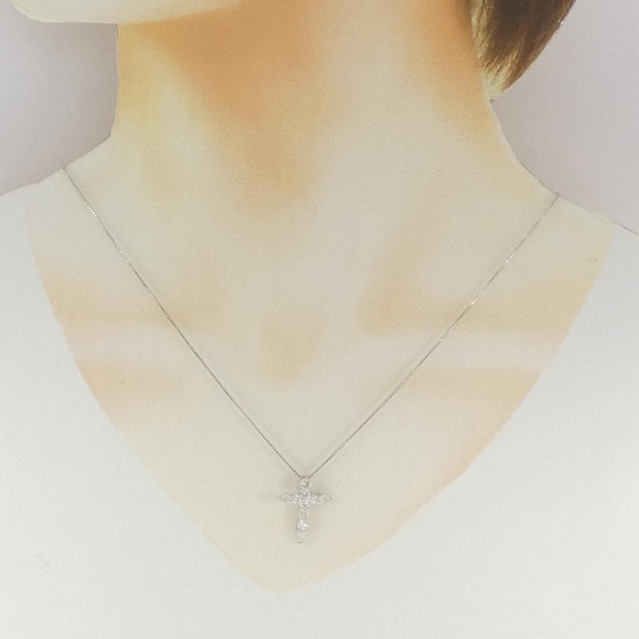 PT900/PT850 ダイヤモンド ネックレス 1.00CT