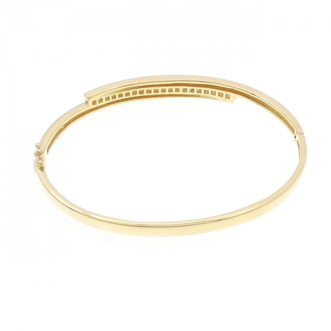 K18YG ダイヤモンド バングル 0.50CT