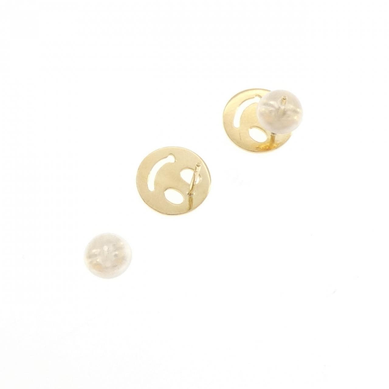 K18YG スマイル ピアス