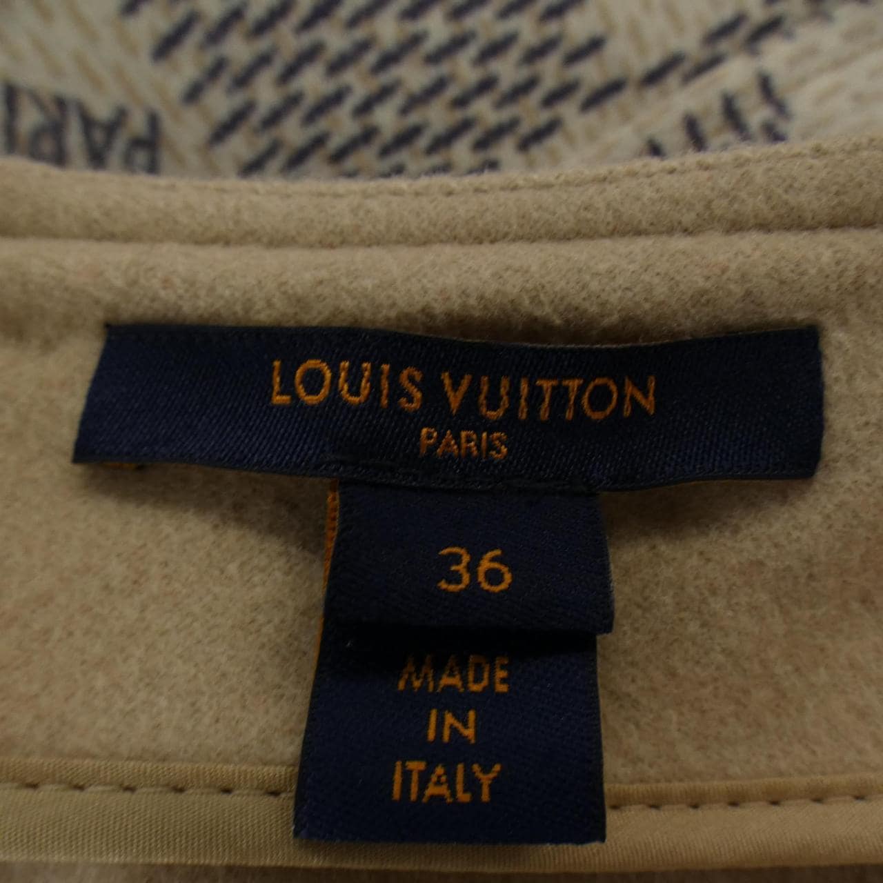 LOUIS VUITTON Vuitton 双面 Damier Azur 半身裙 FMSK19KG1