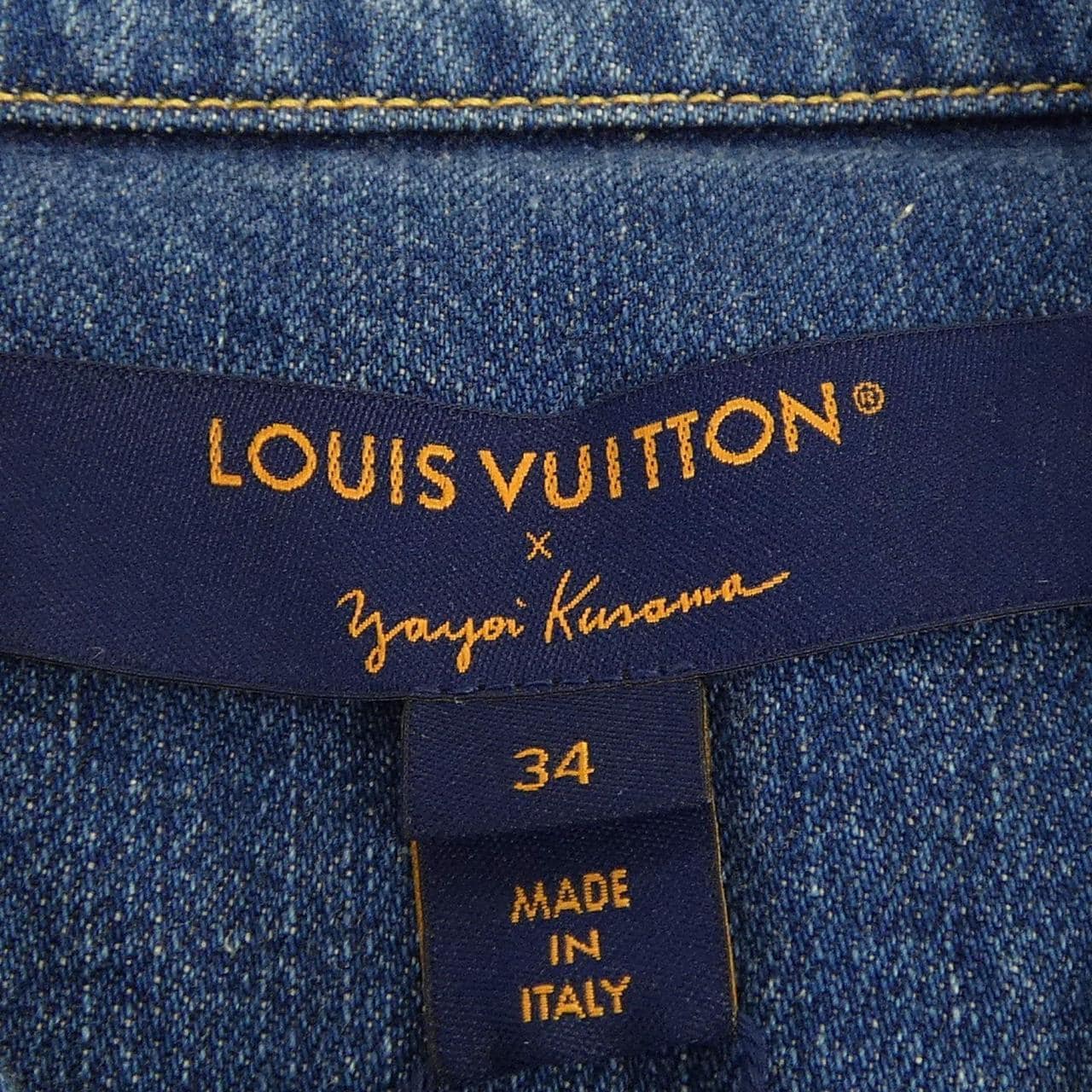 ルイヴィトン LOUIS VUITTON FOJA37GM1 草間彌生 デニムジャケット