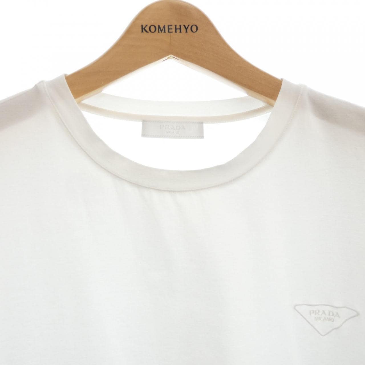 プラダ PRADA ストレッチコットン Tシャツ UJN712 S211 1YDP Tシャツ