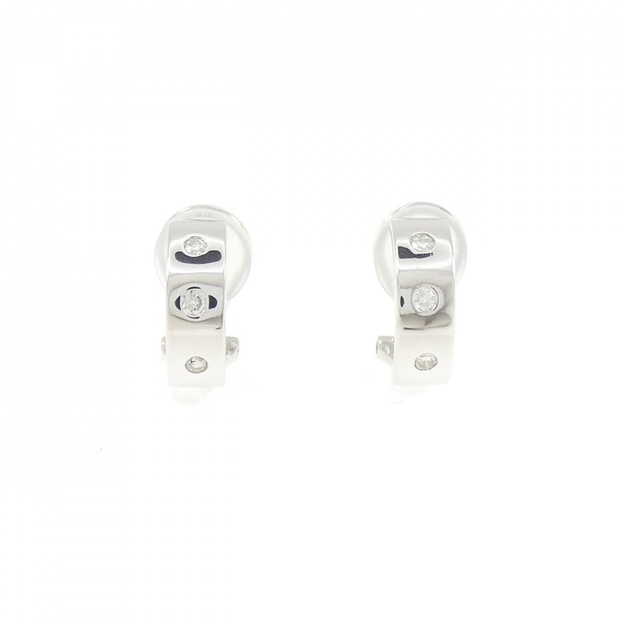 K18WG ダイヤモンド ピアス/イヤリング 0.20CT
