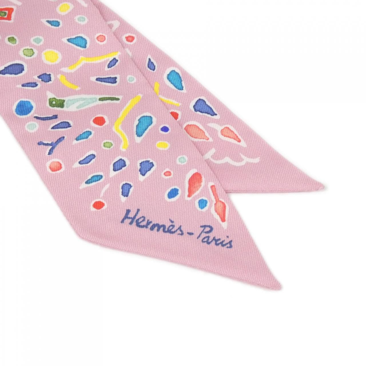 [未使用品] HERMES ISOLA DI PRIMAVERA Twilly 063755S 圍巾