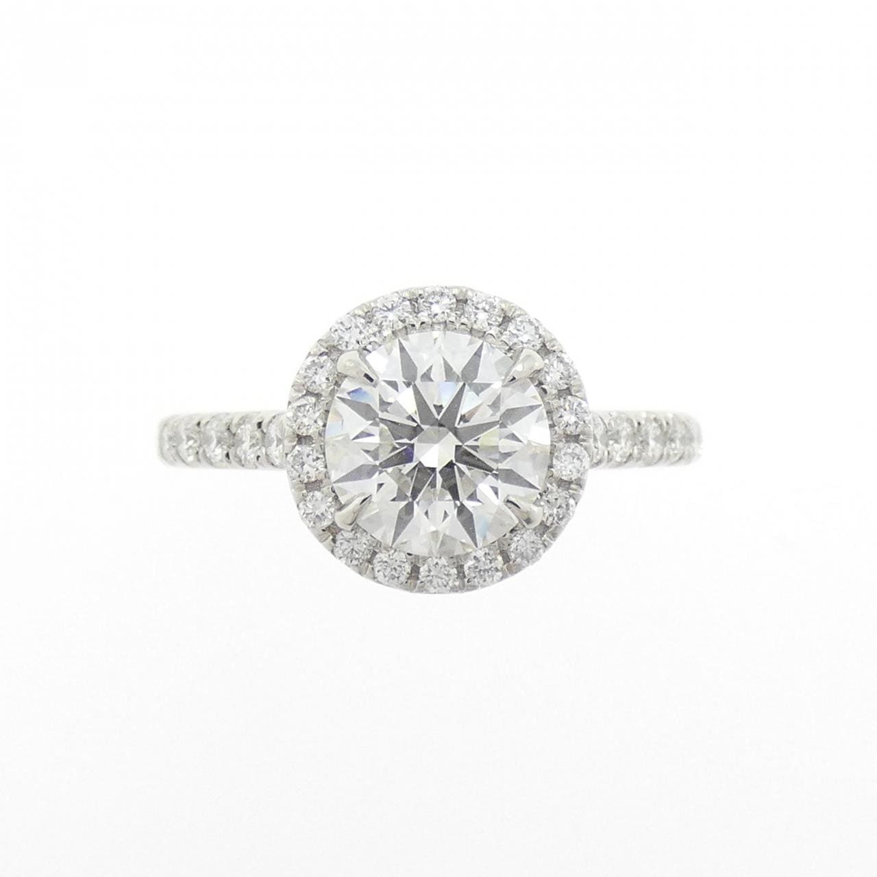 PT900 ダイヤモンド リング 1.025CT F VS1 3EXT H&C