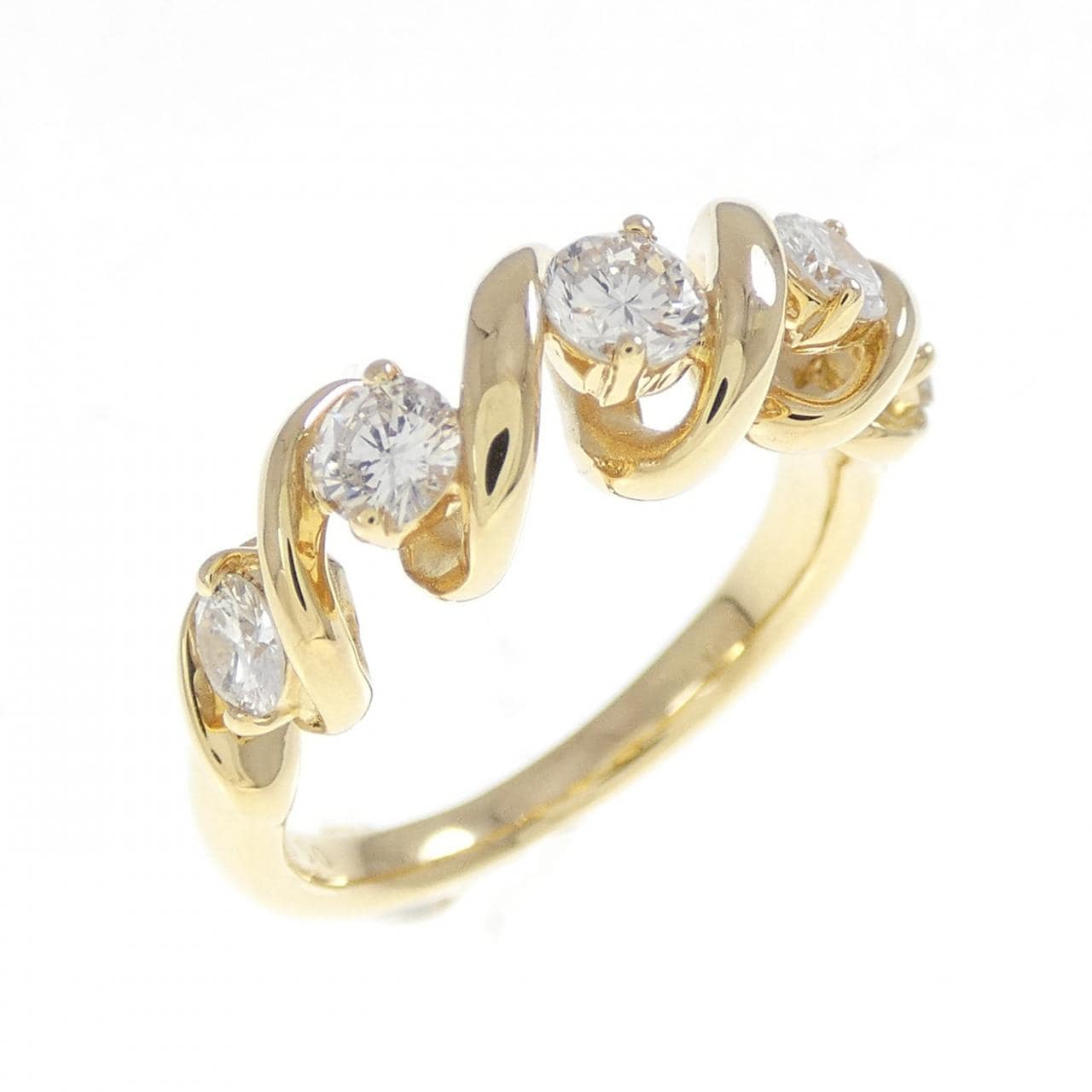 K18YG ダイヤモンド リング 0.50CT