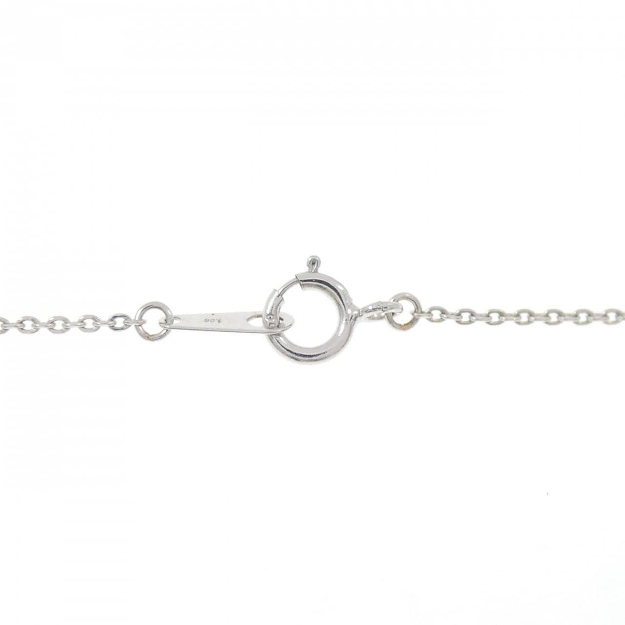 K18WG ダイヤモンド ネックレス 1.00CT