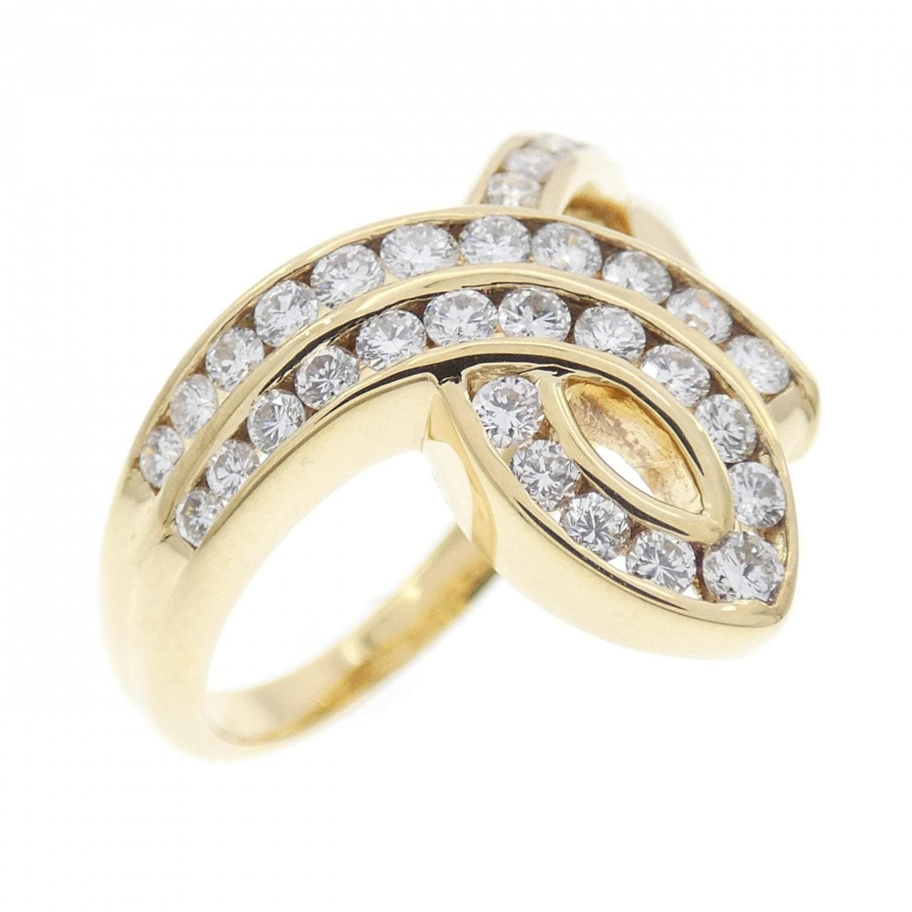 K18YG ダイヤモンド リング 0.54CT