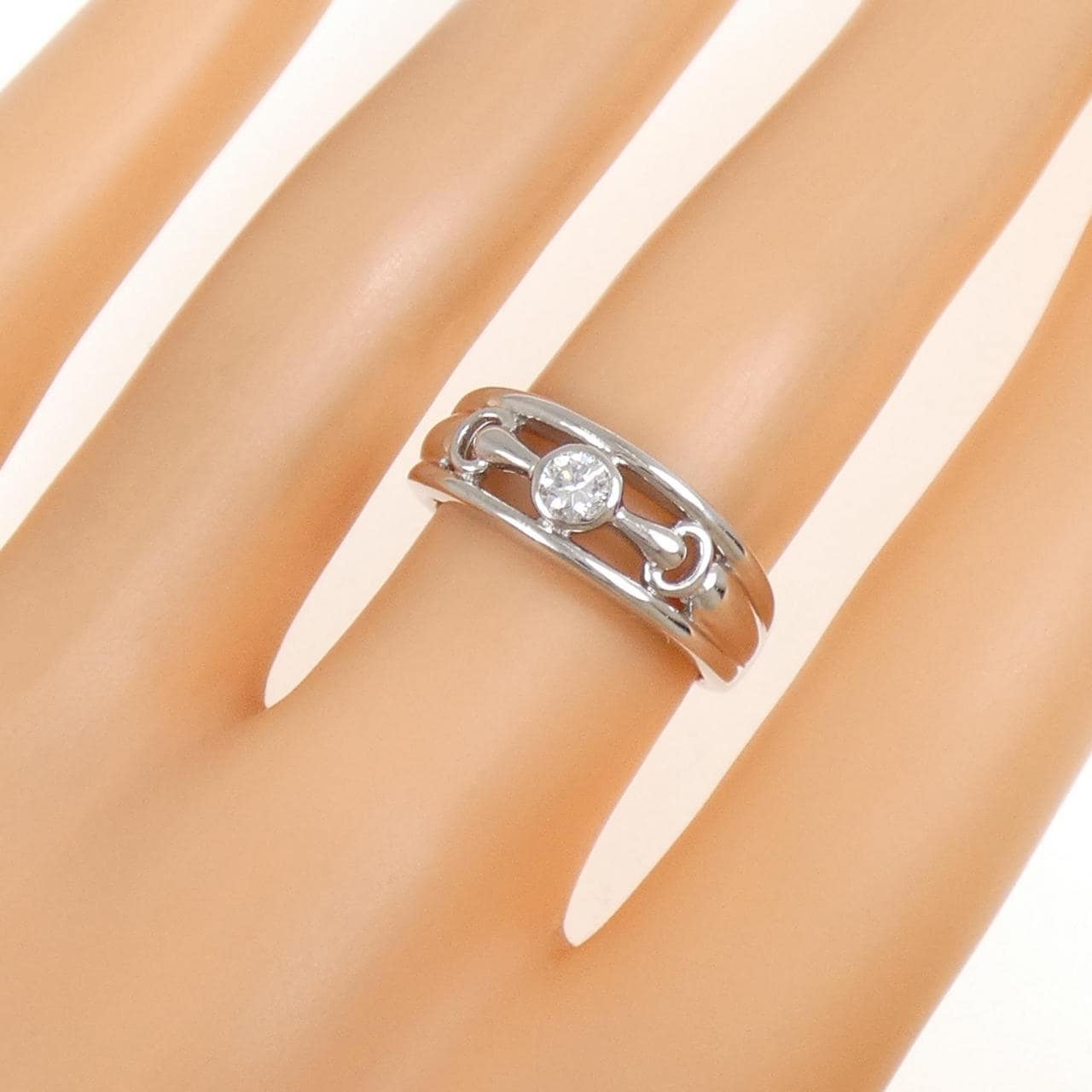 PT900 ダイヤモンド リング 0.15CT