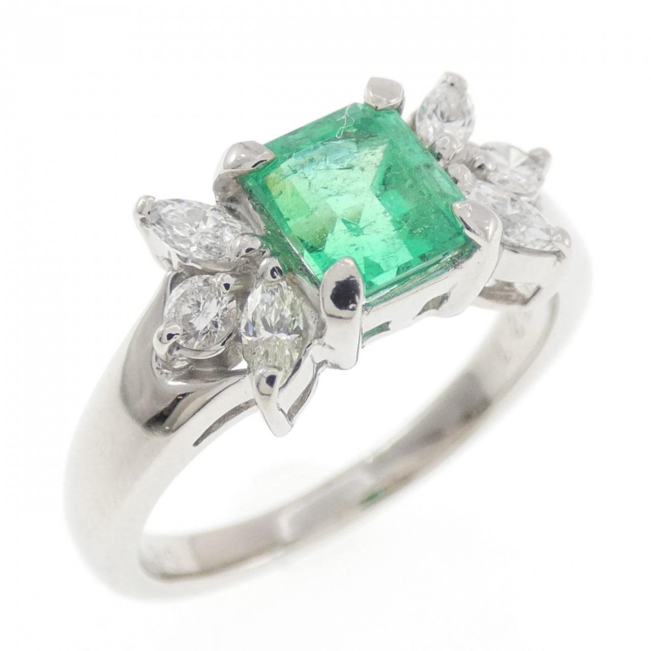 PT900 エメラルド リング 0.89CT