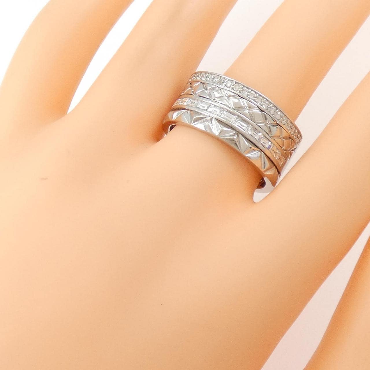 【新品】PT ダイヤモンド リング 0.80CT