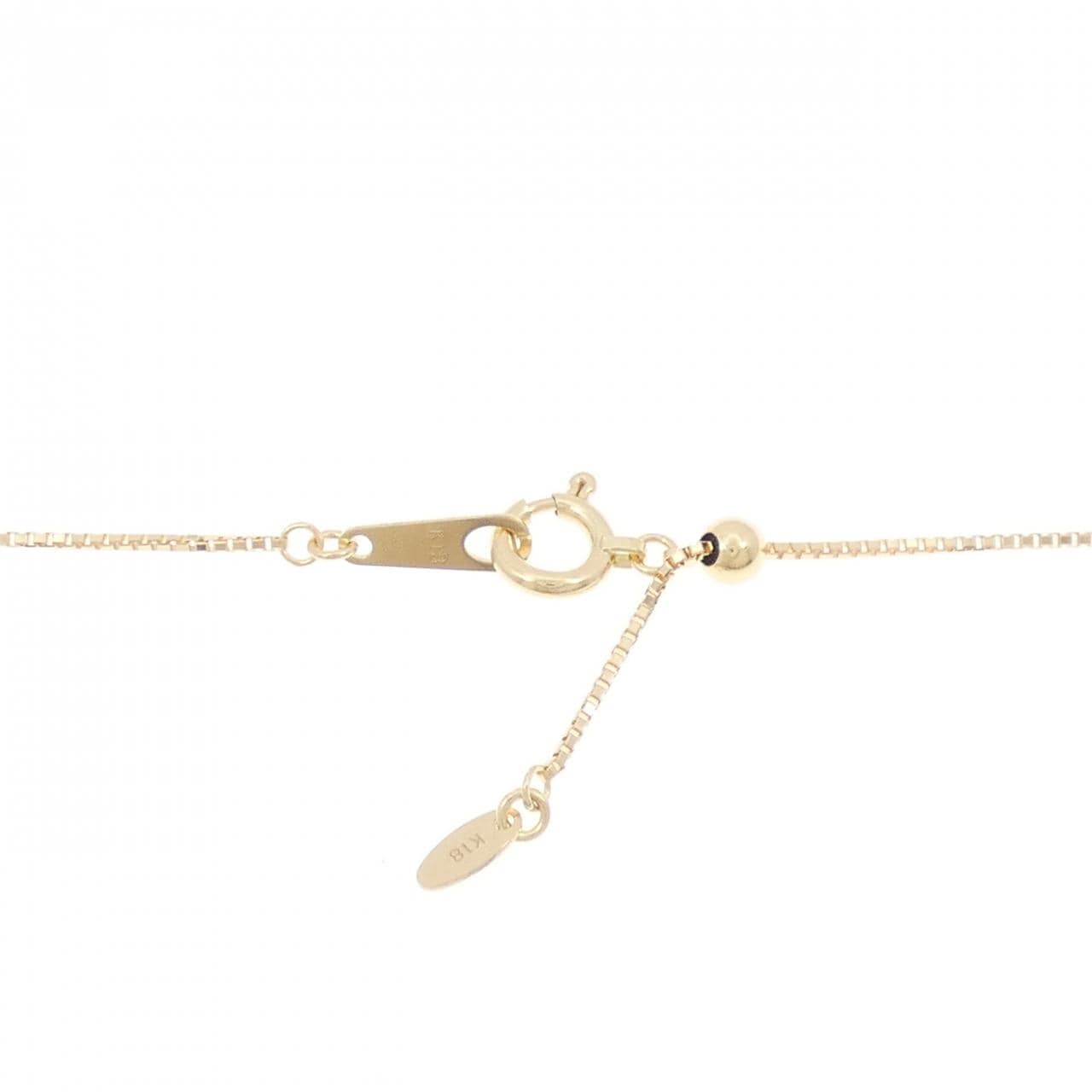 K18YG ダイヤモンド ネックレス 1.01CT