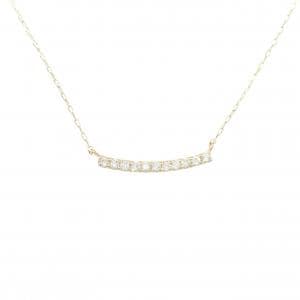 【リメイク】K18YG ダイヤモンド ネックレス 0.10CT