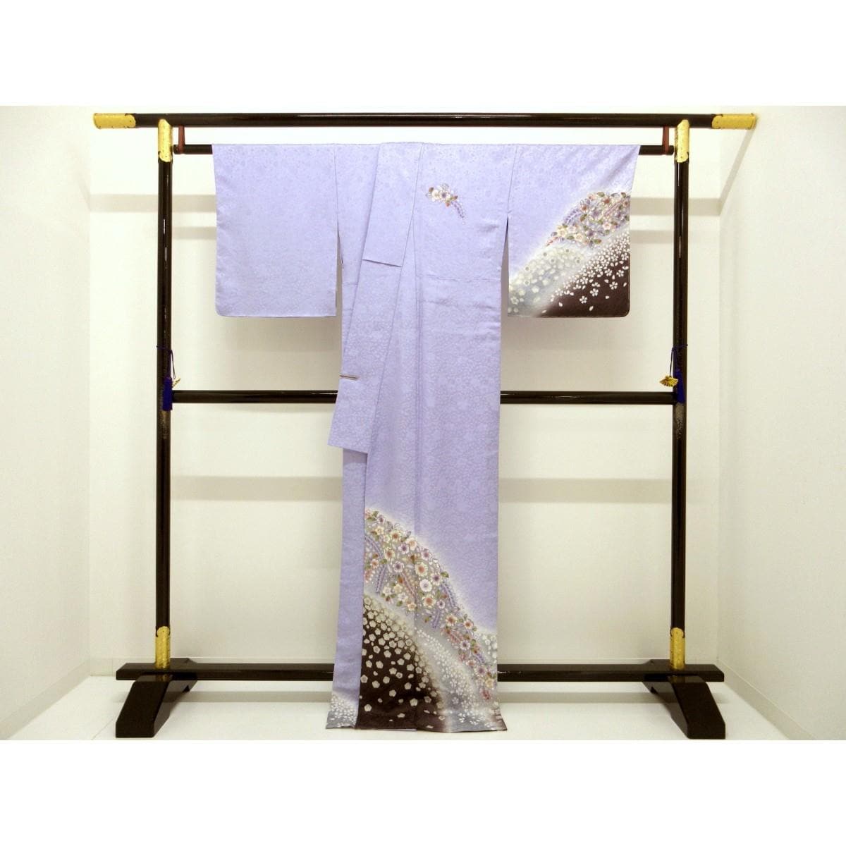 【新品】単衣　訪問着　辻ヶ花