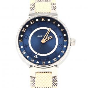 ルイヴィトン タンブールデュアルタイム･12P･サークルD QA142 SS クォーツ