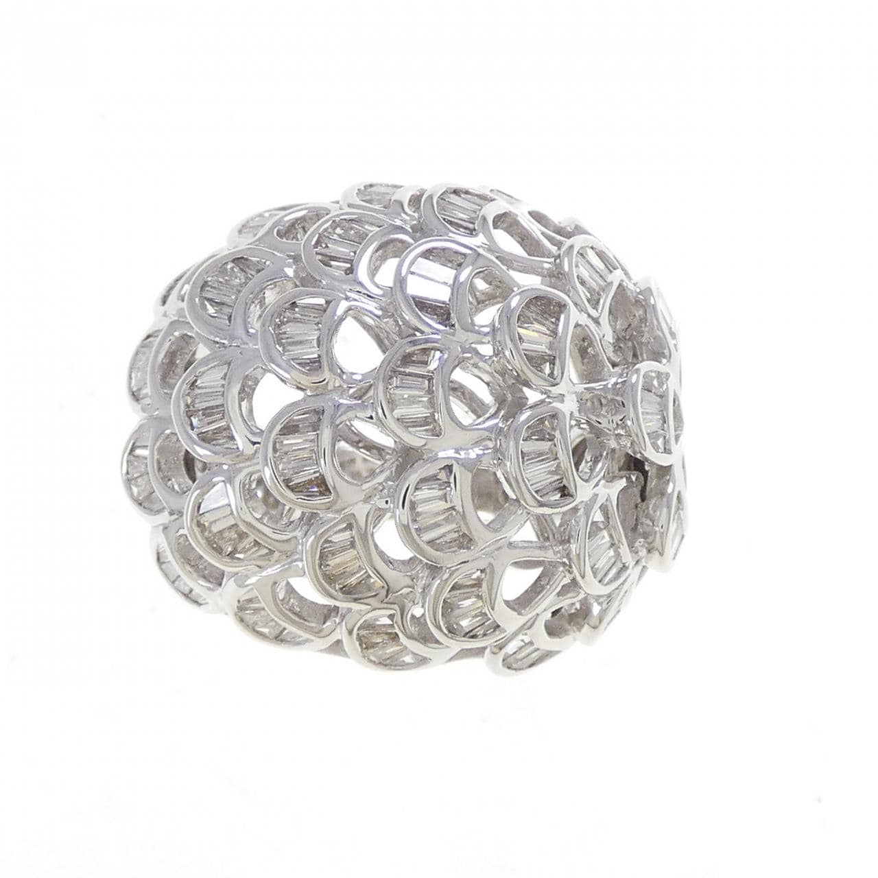 K18WG ダイヤモンド リング 0.90CT