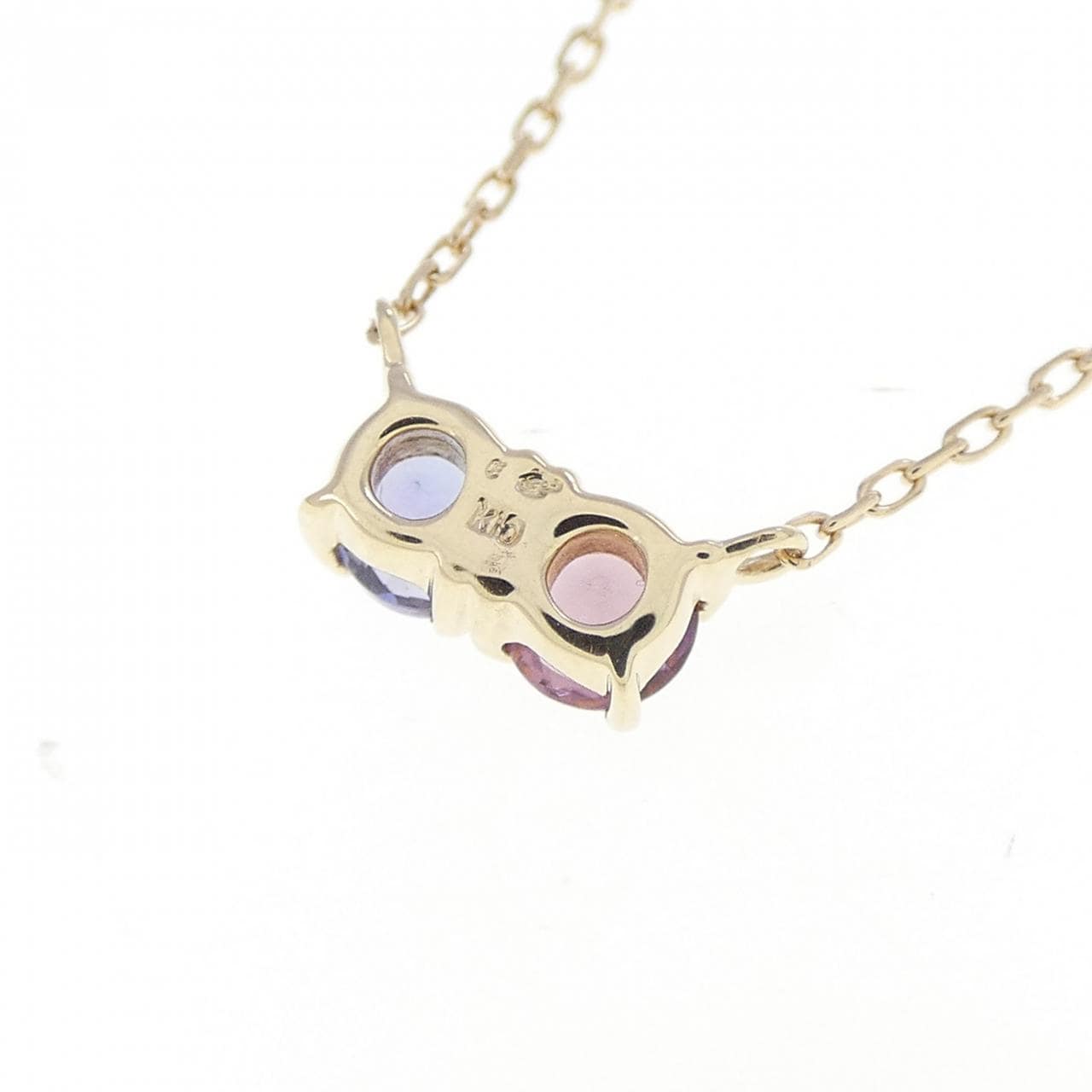 K10YG ガーネット ネックレス