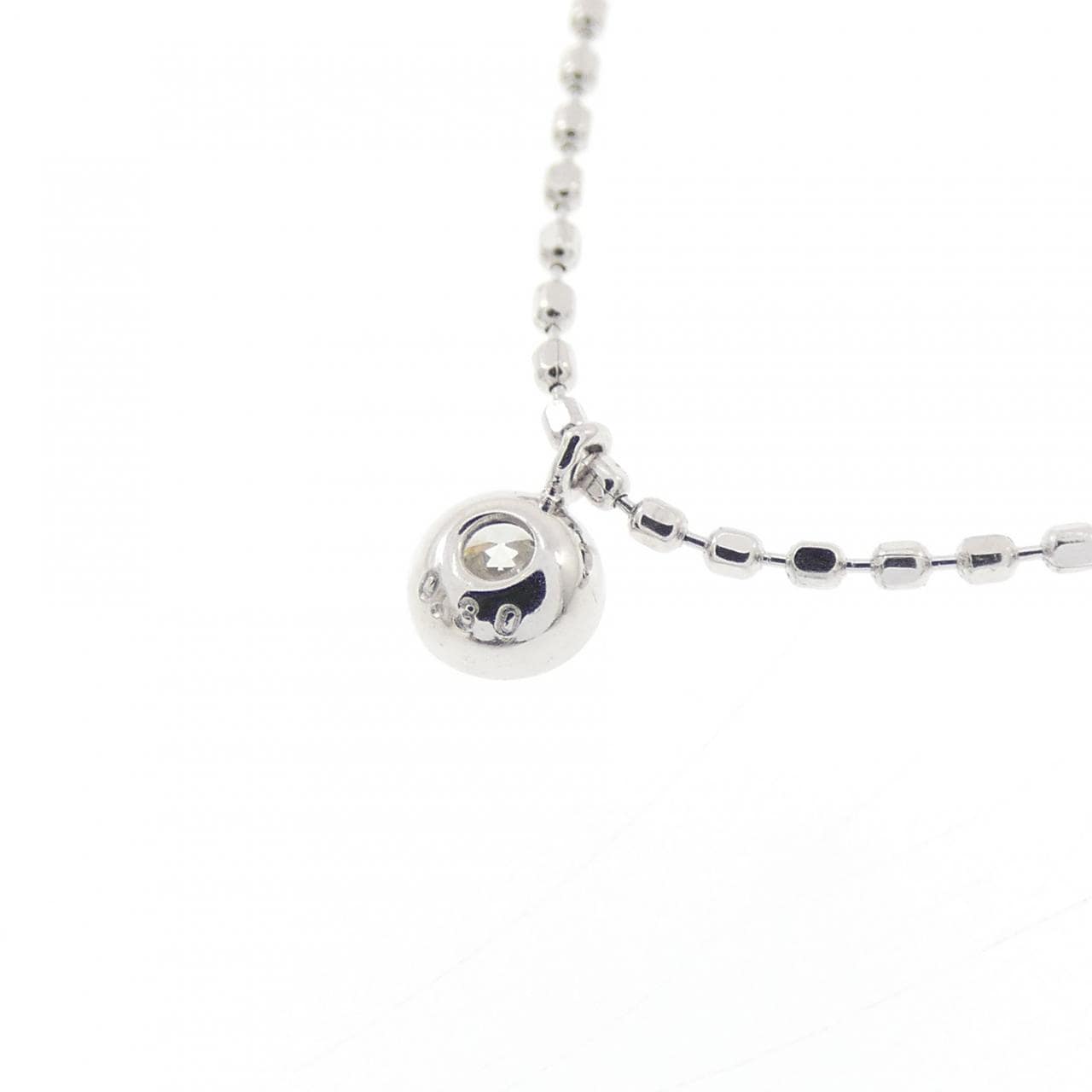 K18WG ダイヤモンド ネックレス 0.30CT