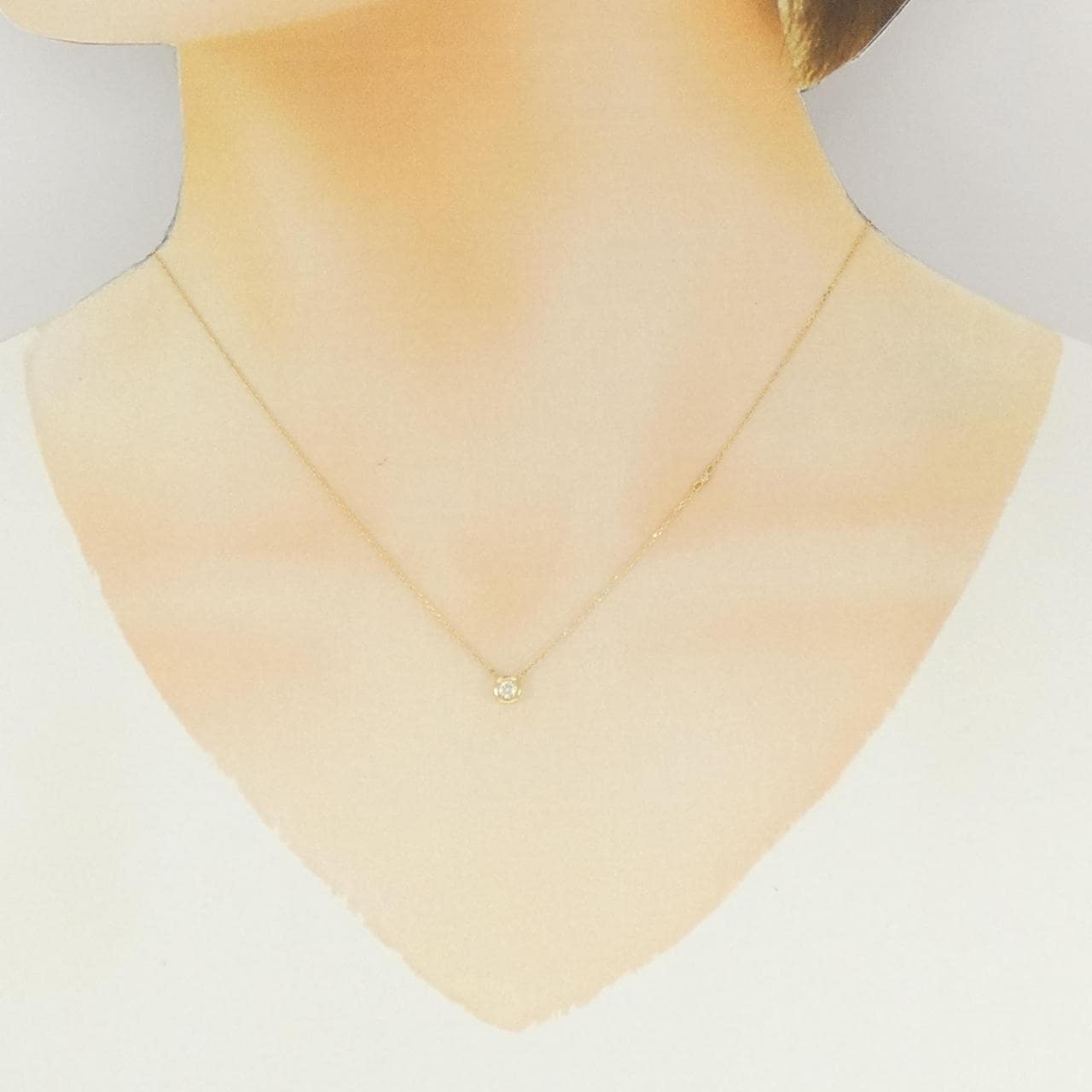 フェスタリア ダイヤモンド ネックレス 0.106CT