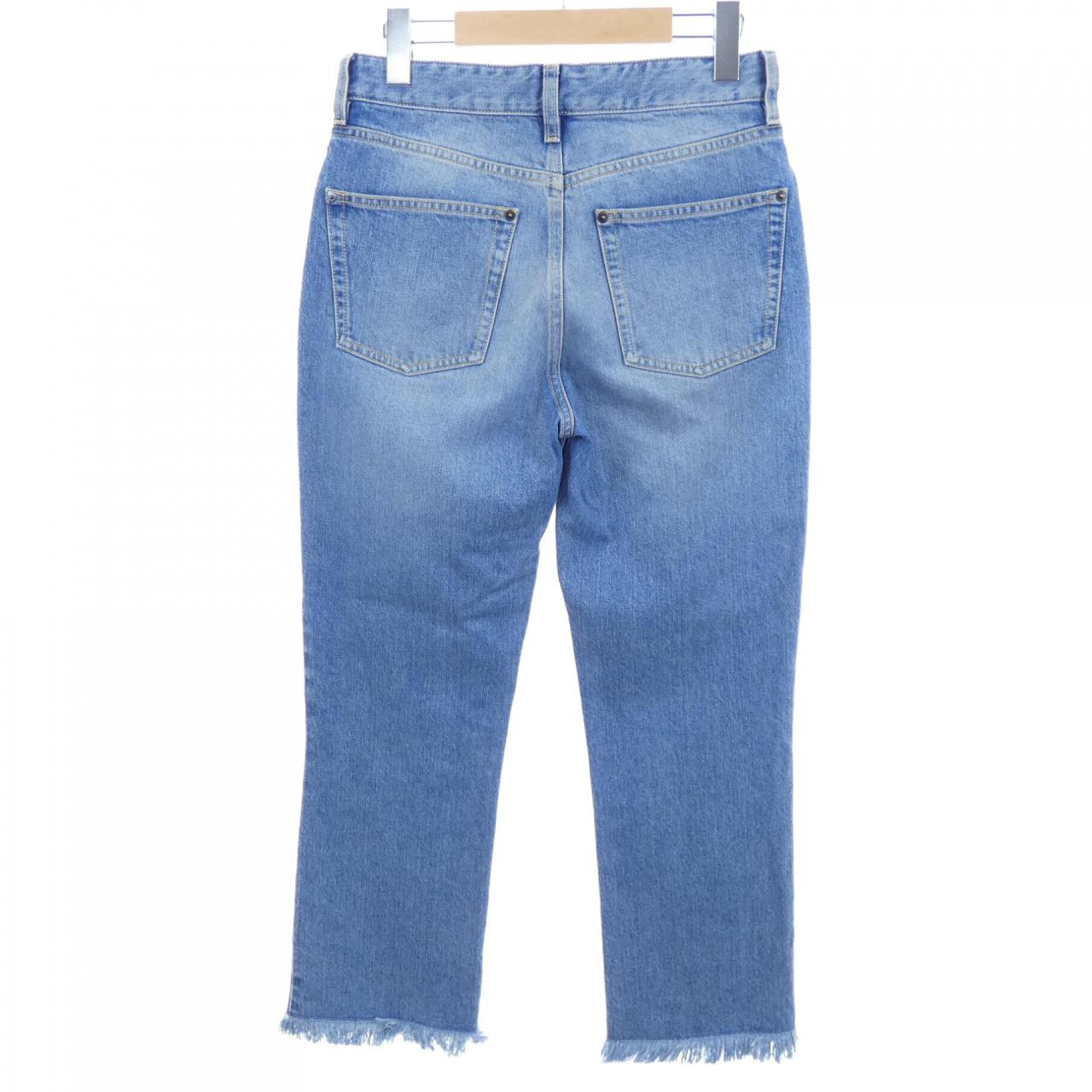 ルイヴィトン LOUIS VUITTON フレイドヘムモノグラムパッチジーンズ FOPT13GM1 ジーンズ