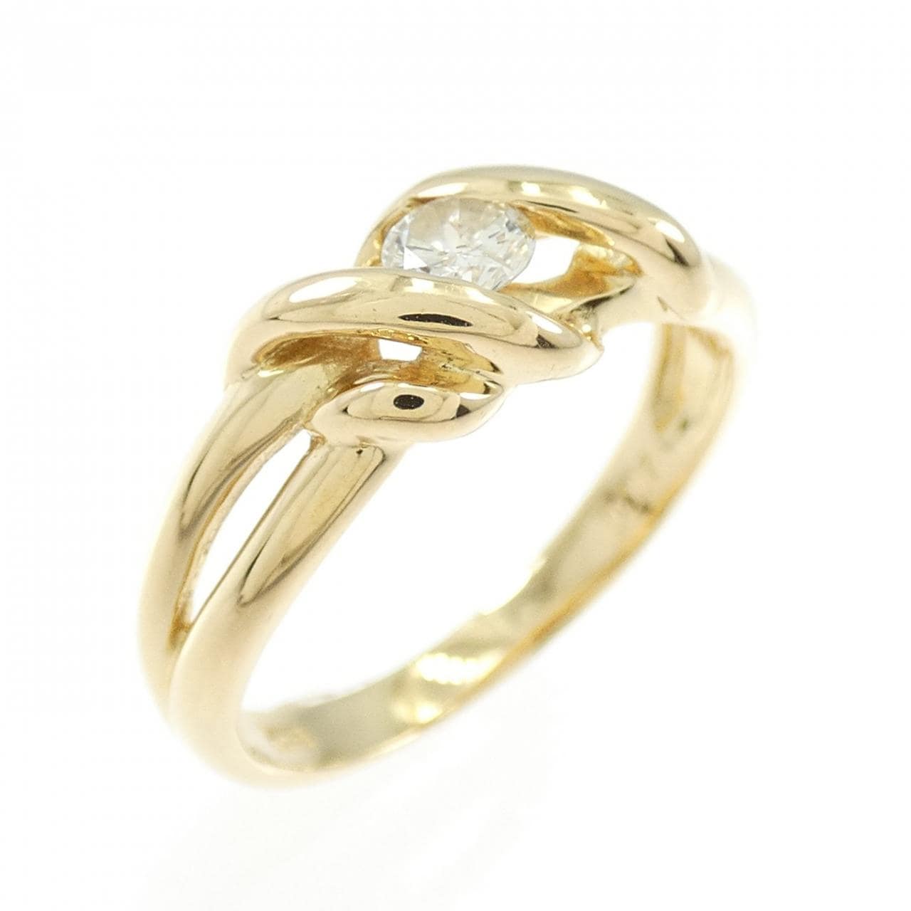 K18YG ダイヤモンド リング 0.17CT