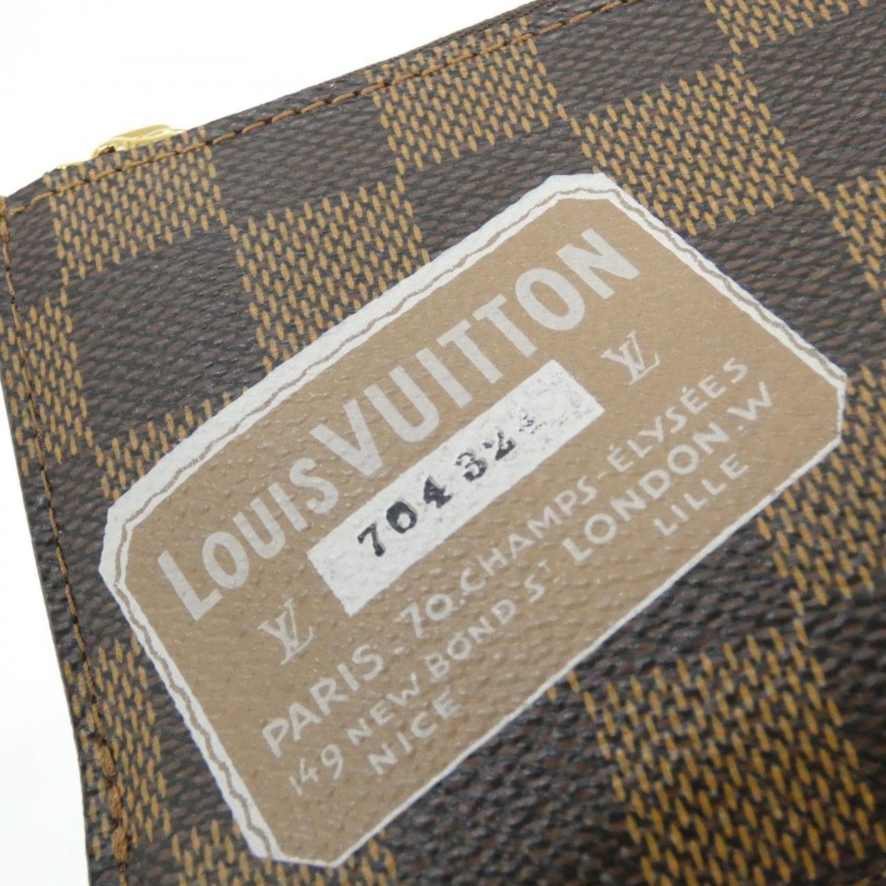 ルイヴィトン ダミエ ポシェット クレ N63086 コイン＆キーケース