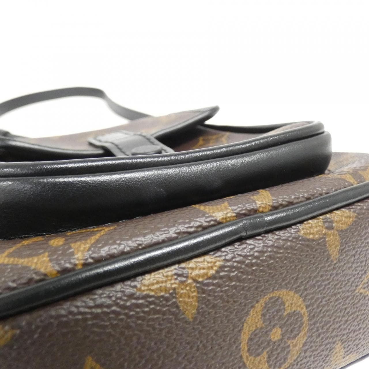 LOUIS VUITTON Monogram Macassar Christopher 穿戴式錢包 M69404 肩背包