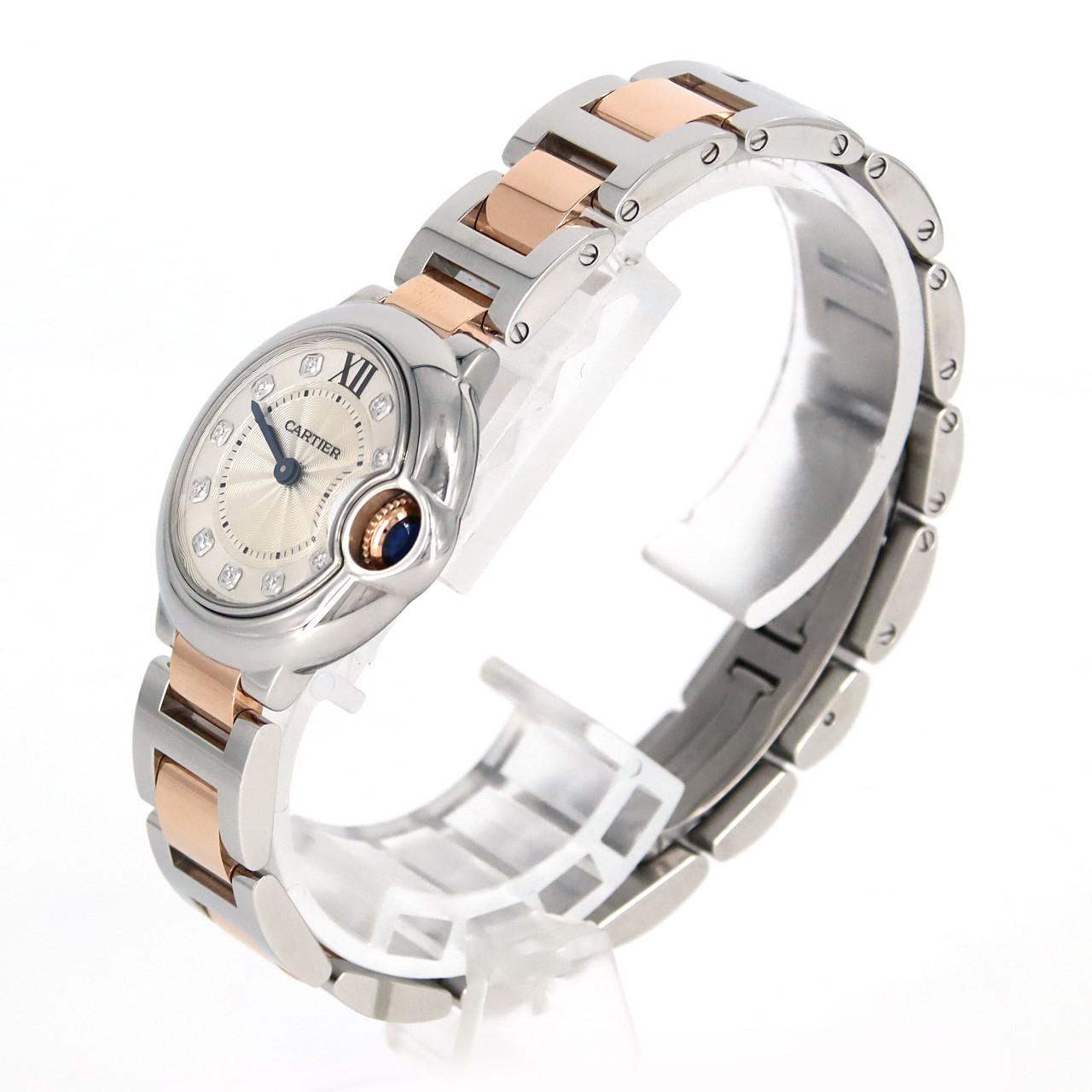 Cartier Ballon Blue SM PG two tone 11P WE902030 SSxPG Quartz