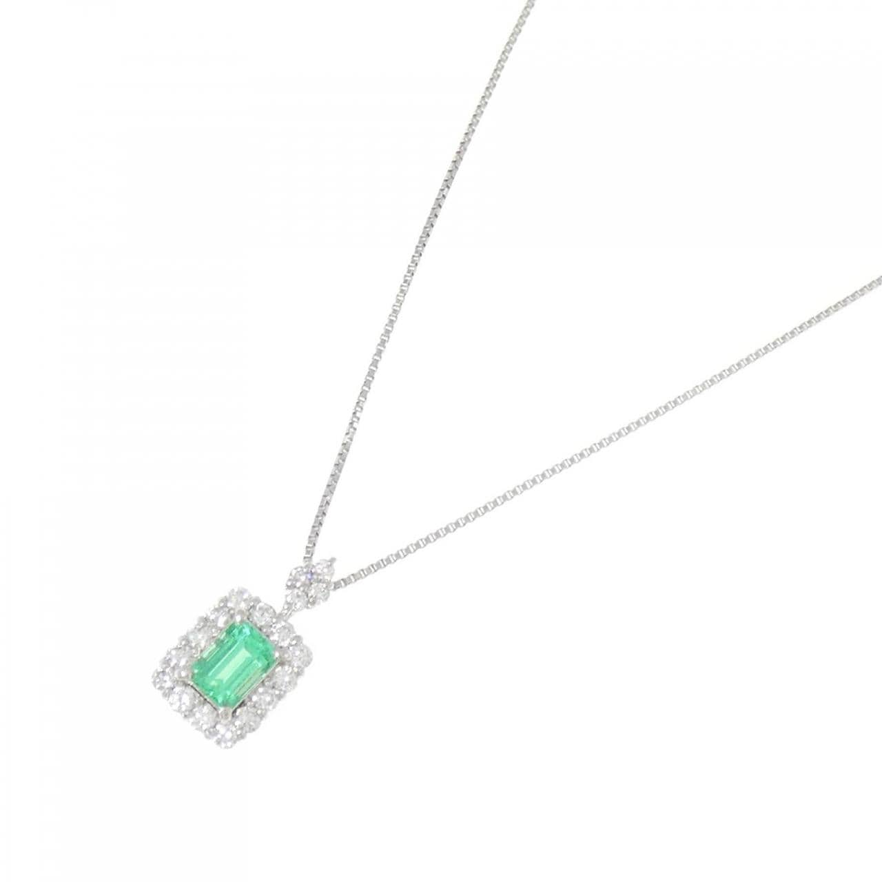 PT エメラルド ネックレス 0.28CT