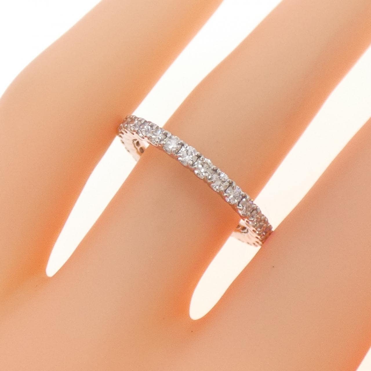 【新品】PT900 フルエタニティ ダイヤモンド リング 1.00CT