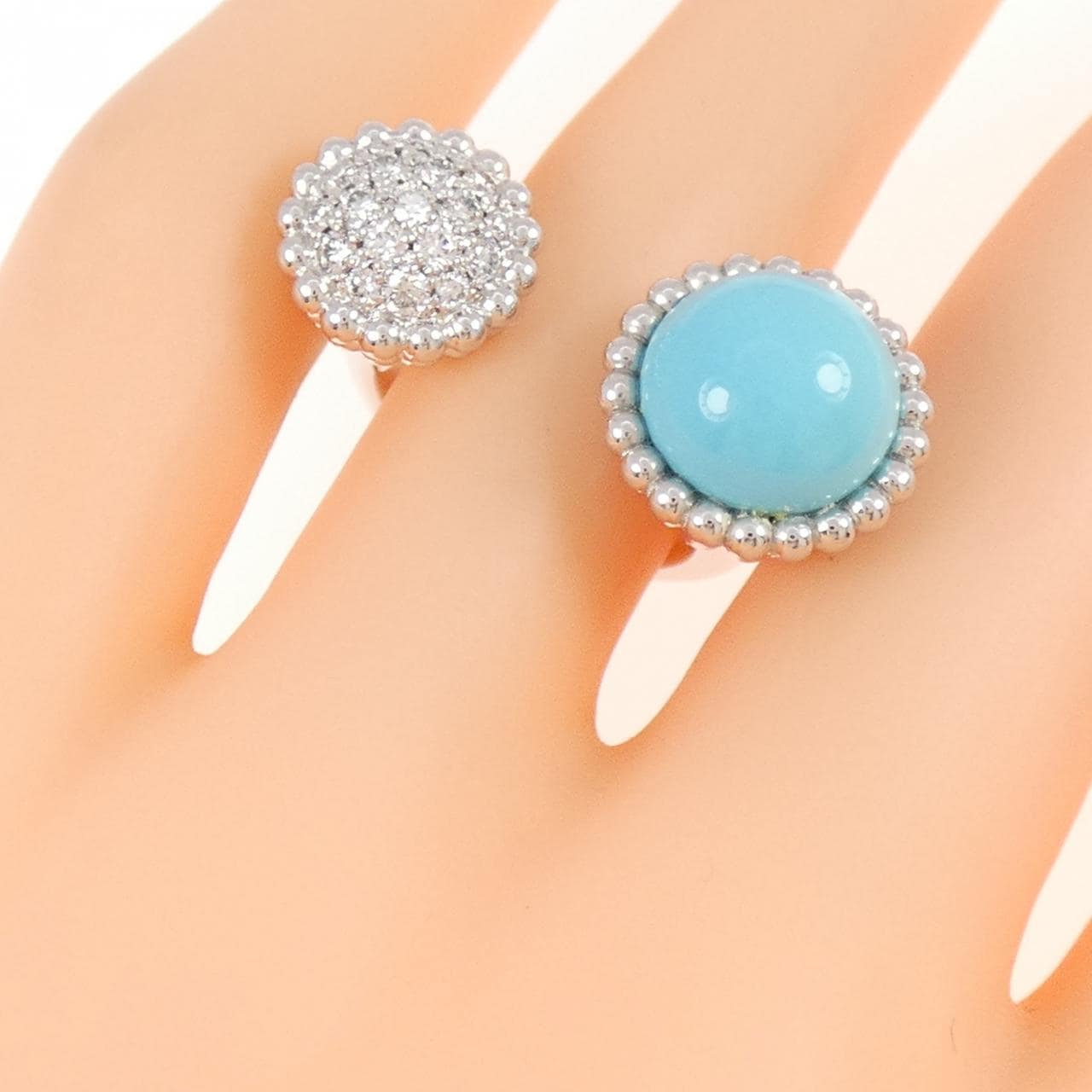 ヴァンクリーフ&アーペル ペルレ クルール アン トレ レ ドア リング