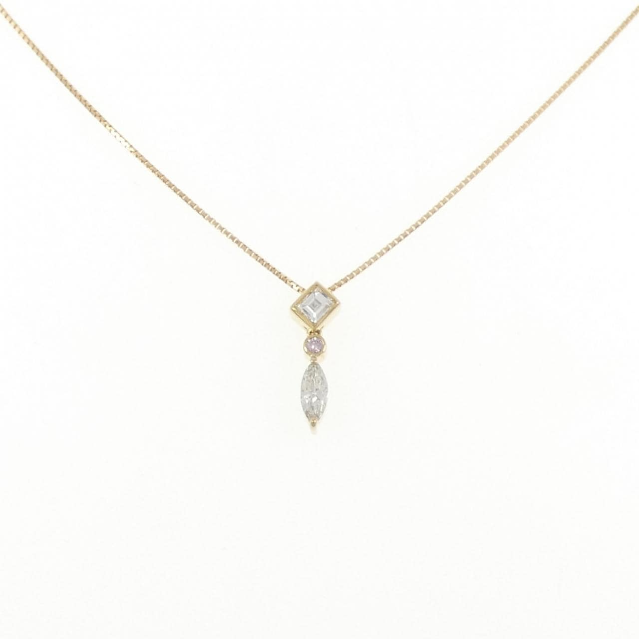 K18YG ダイヤモンド ネックレス 0.40CT