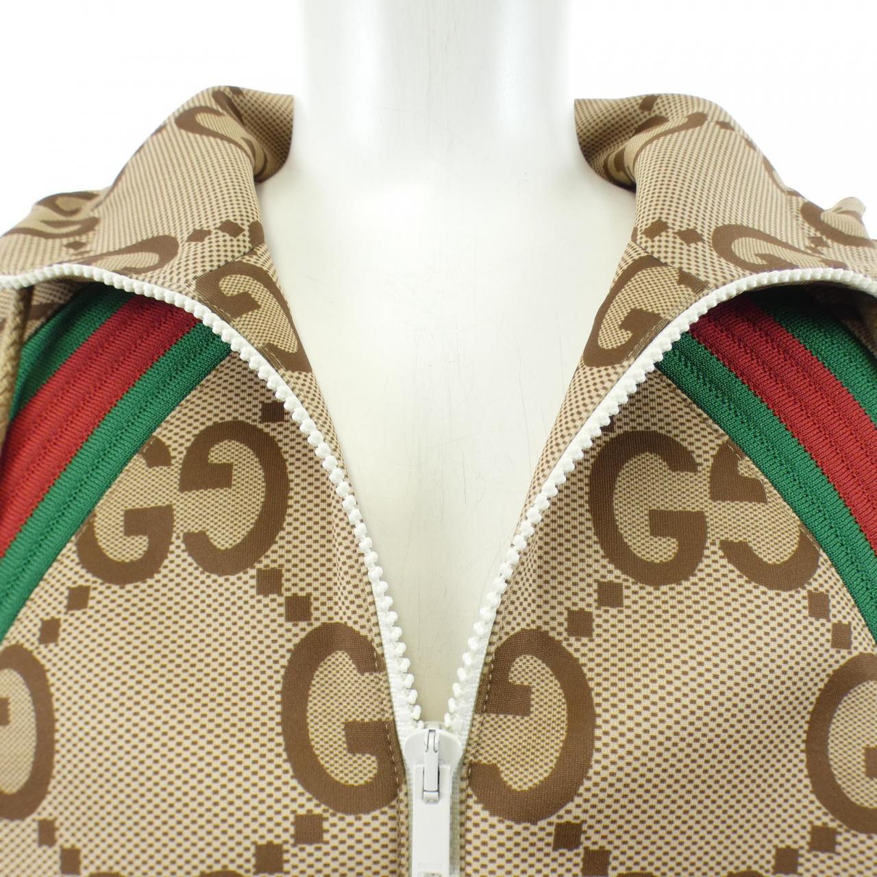 グッチ GUCCI ウェブ ストライプ付き ジャンボ GG ジップジャケット 713974 XJETI ブルゾン