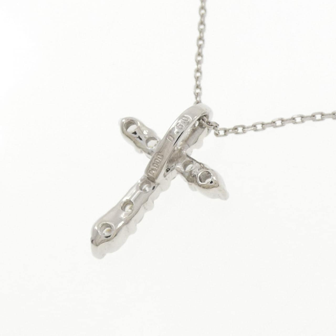 PT900/PT850 クロス ダイヤモンド ネックレス 0.50CT