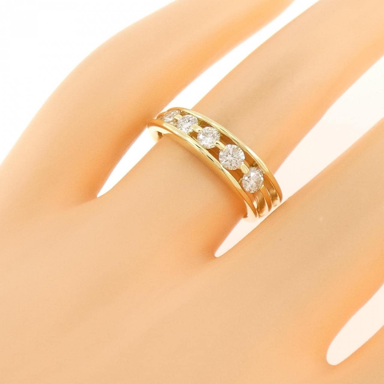 K18YG ダイヤモンド リング 0.54CT