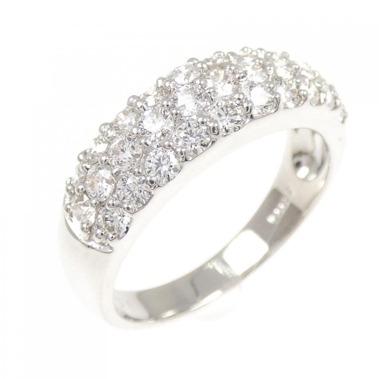 PT900 パヴェ ダイヤモンド リング 1.00CT