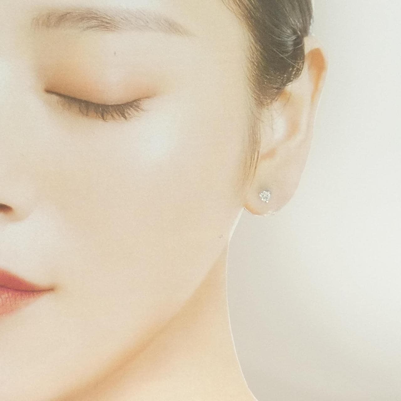 PT900 ダイヤモンド ピアス 0.50CT