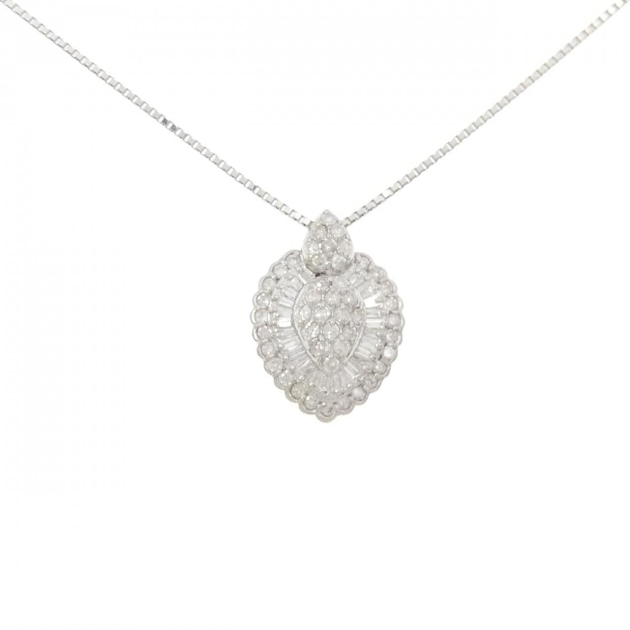 PT900/PT850 ダイヤモンド ネックレス 1.11CT