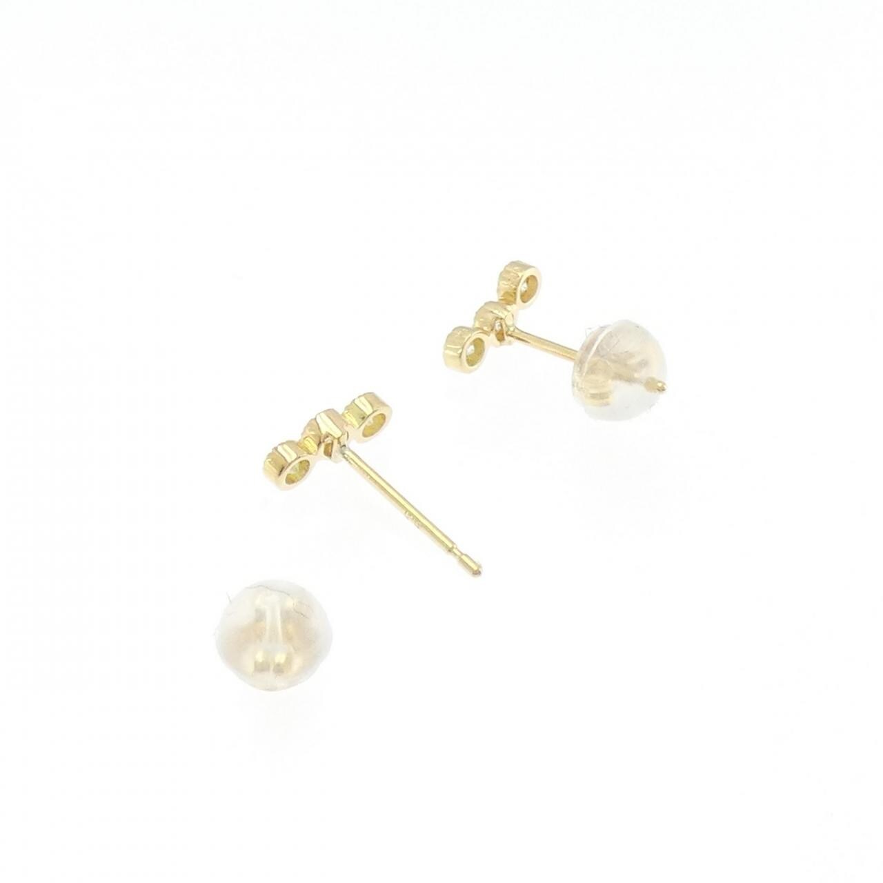 【リメイク】K18YG ダイヤモンド ピアス 0.20CT