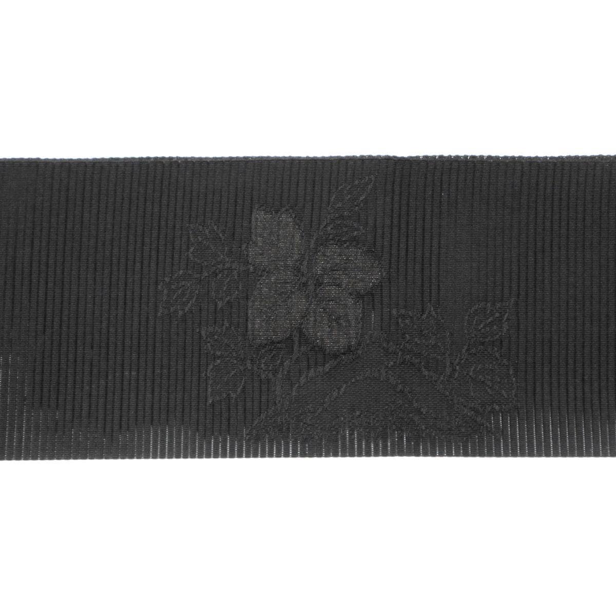 【未使用品】夏名古屋帯　喪服用　絽織