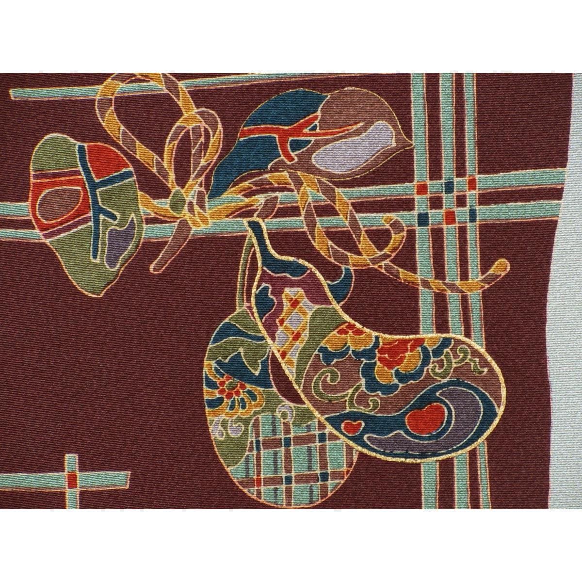 名古屋帯　染帯　全通柄