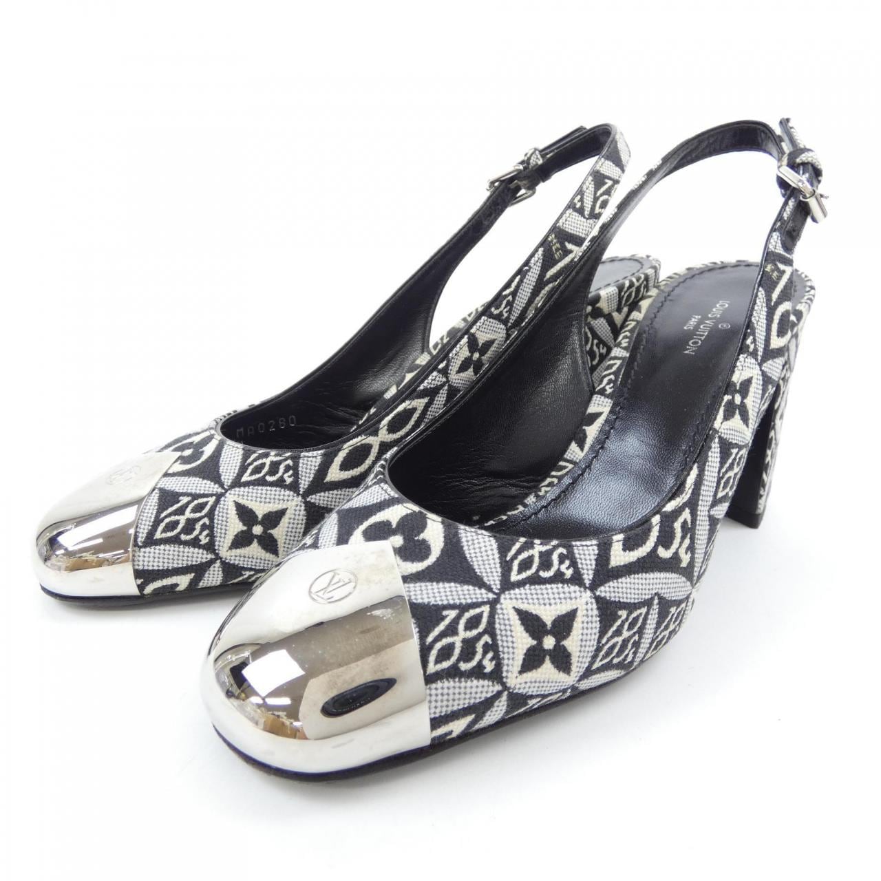 ルイヴィトン LOUIS VUITTON SINCE1854 ルイーズライン パンプス