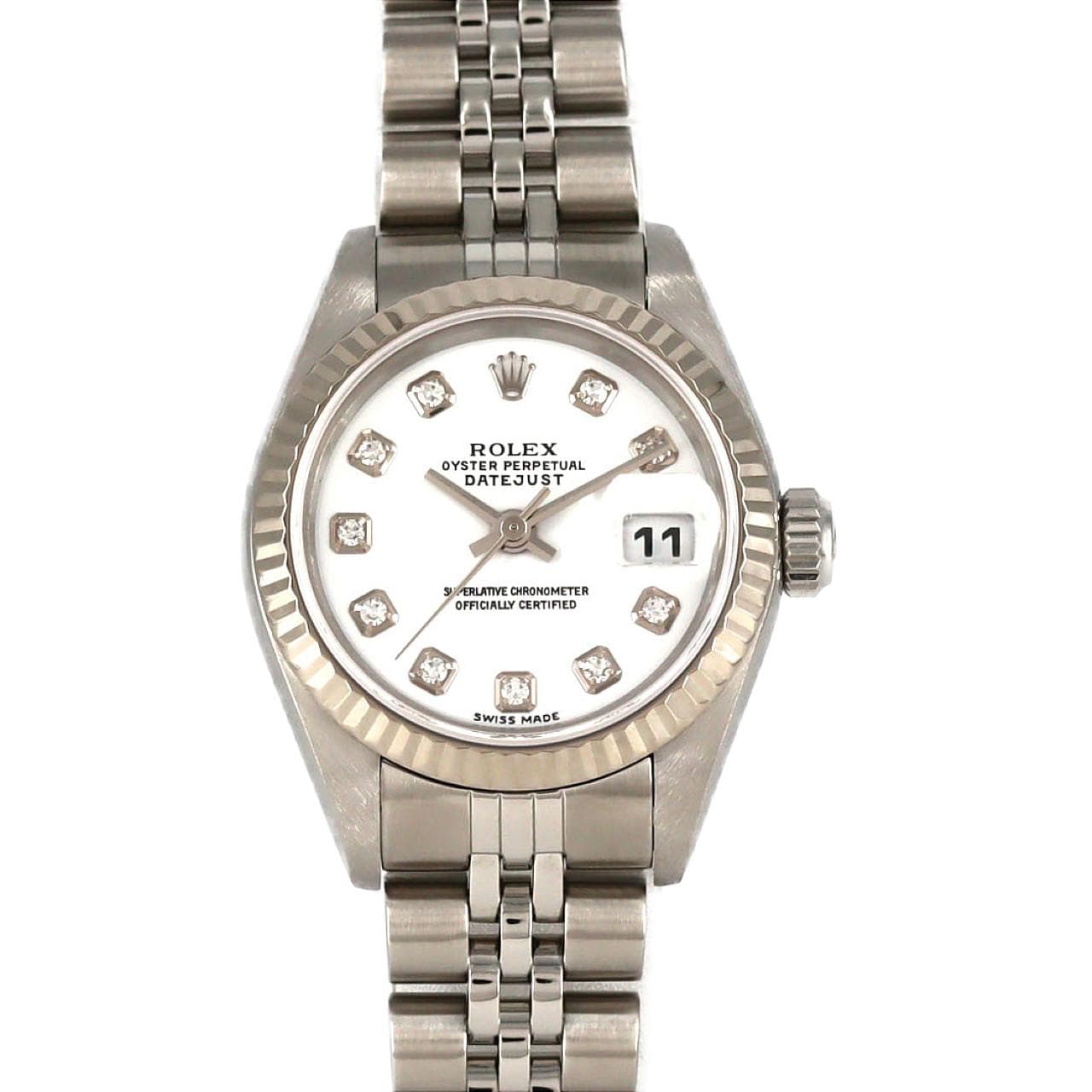 ロレックス デイトジャスト 79174G SSxWG 自動巻 F番